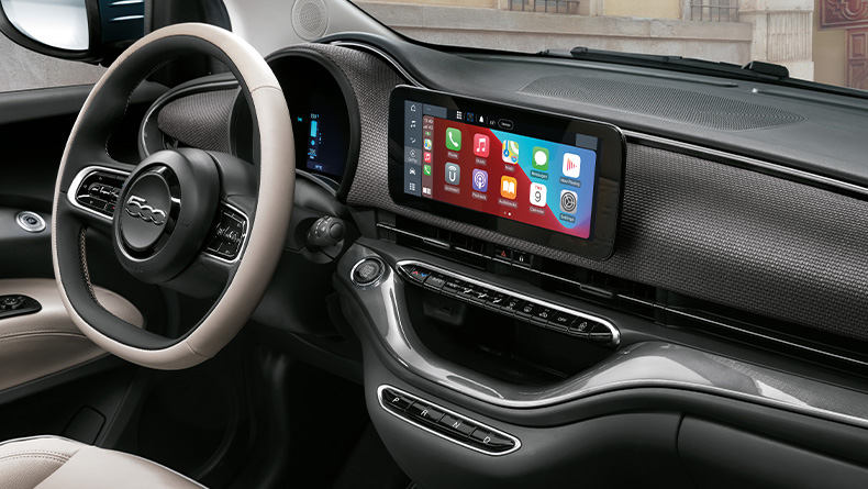 On board touch screen